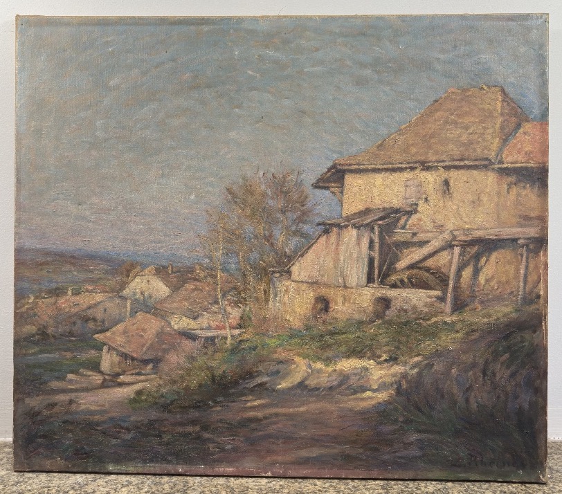  LOUIS RHEINER (Genève 1863–1924 Cannes) Paysage Impressionniste Musées Genève , Lausanne-photo-4