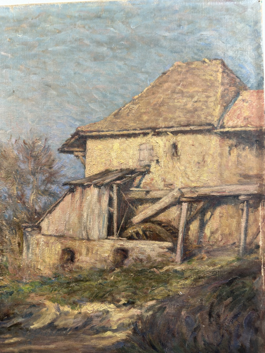  LOUIS RHEINER (Genève 1863–1924 Cannes) Paysage Impressionniste Musées Genève , Lausanne-photo-8