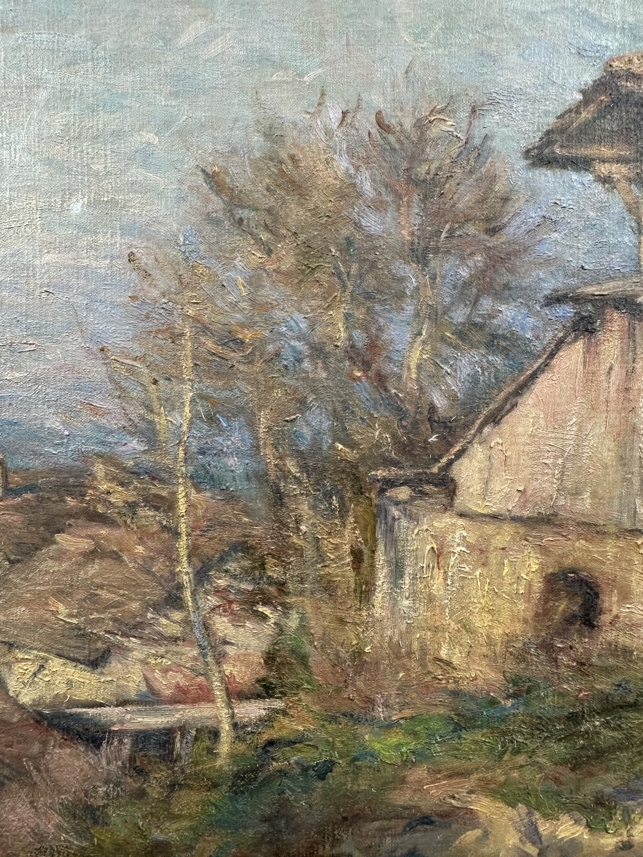  LOUIS RHEINER (Genève 1863–1924 Cannes) Paysage Impressionniste Musées Genève , Lausanne-photo-1