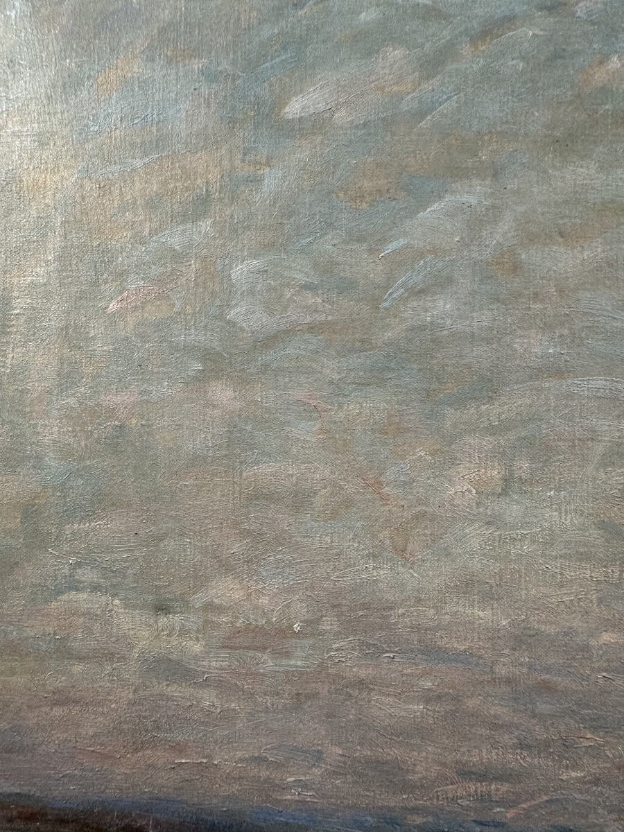  LOUIS RHEINER (Genève 1863–1924 Cannes) Paysage Impressionniste Musées Genève , Lausanne-photo-2