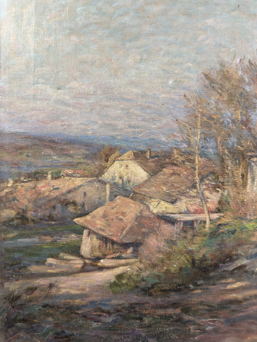  LOUIS RHEINER (Genève 1863–1924 Cannes) Paysage Impressionniste Musées Genève , Lausanne-photo-5