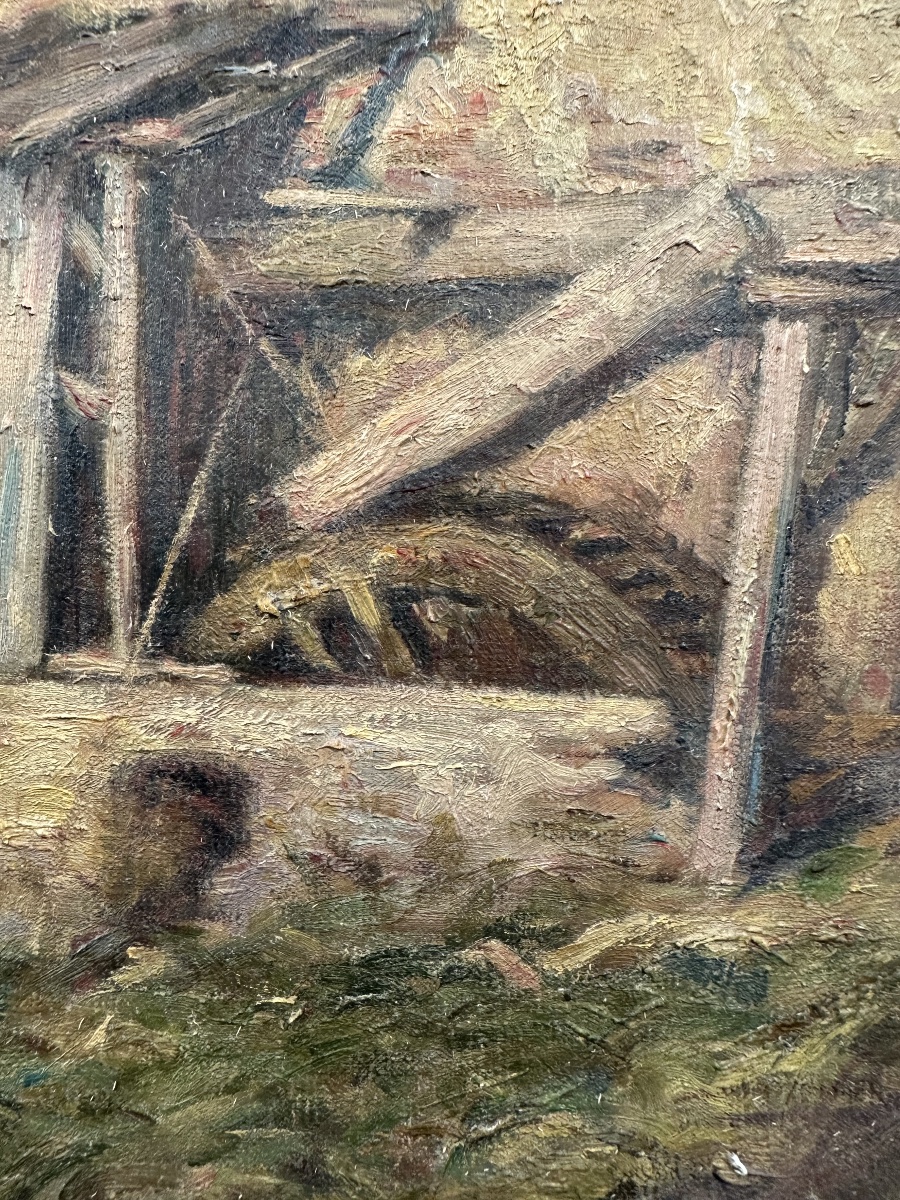  LOUIS RHEINER (Genève 1863–1924 Cannes) Paysage Impressionniste Musées Genève , Lausanne-photo-7
