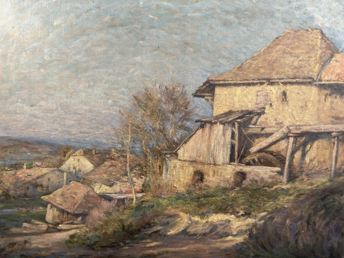  LOUIS RHEINER (Genève 1863–1924 Cannes) Paysage Impressionniste Musées Genève , Lausanne