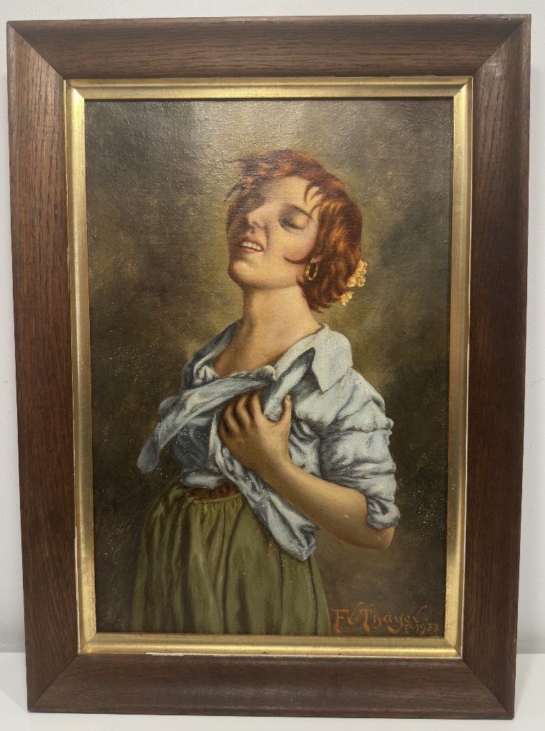 Francis Thayer (XXe ) Unseemly Mirth L' expression libre et physique du plaisir féminin 1933