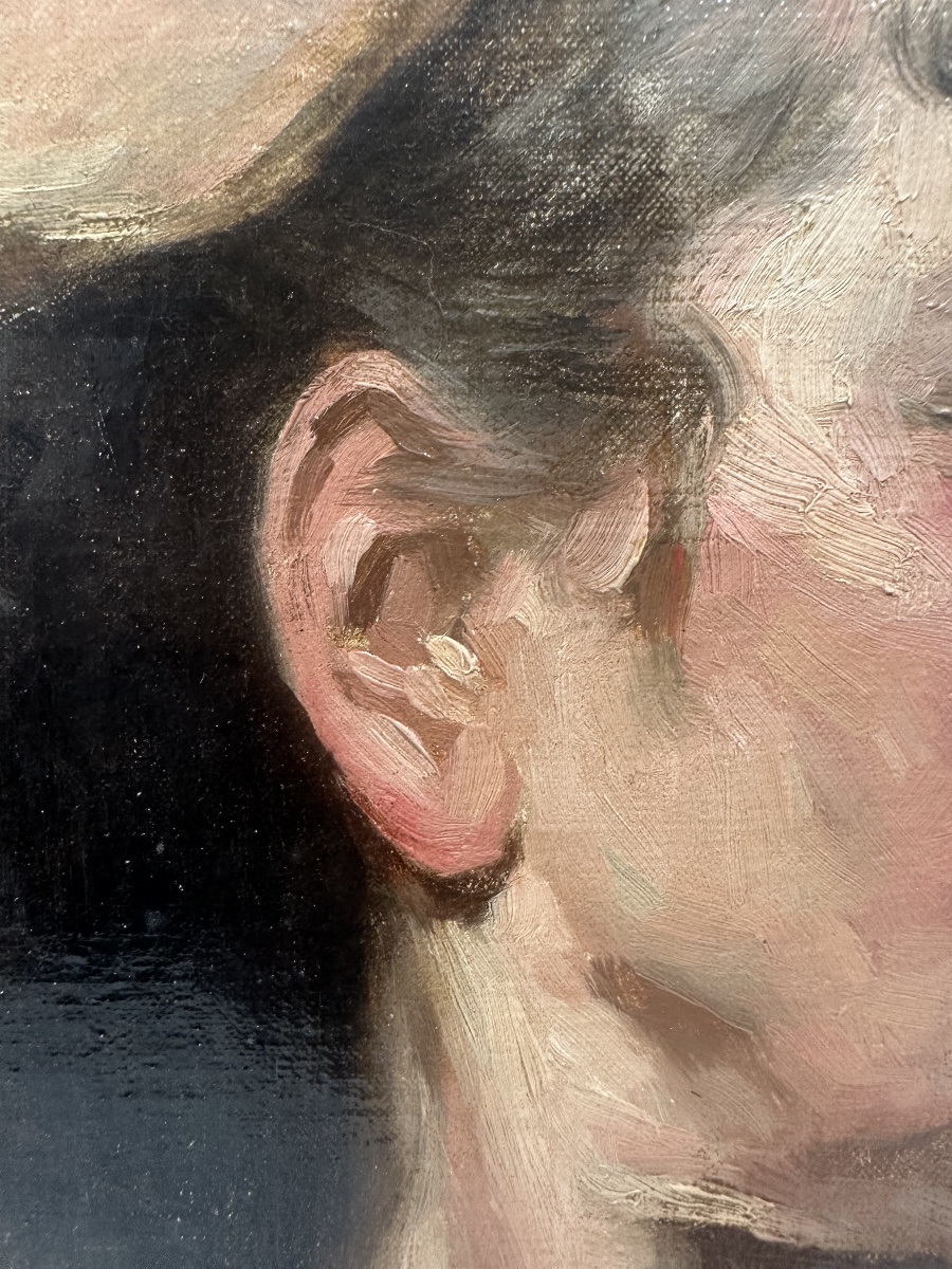 Paul Constant Soyer (1823-1903) - Study Of A Woman, école d'écouen British Museum...-photo-2