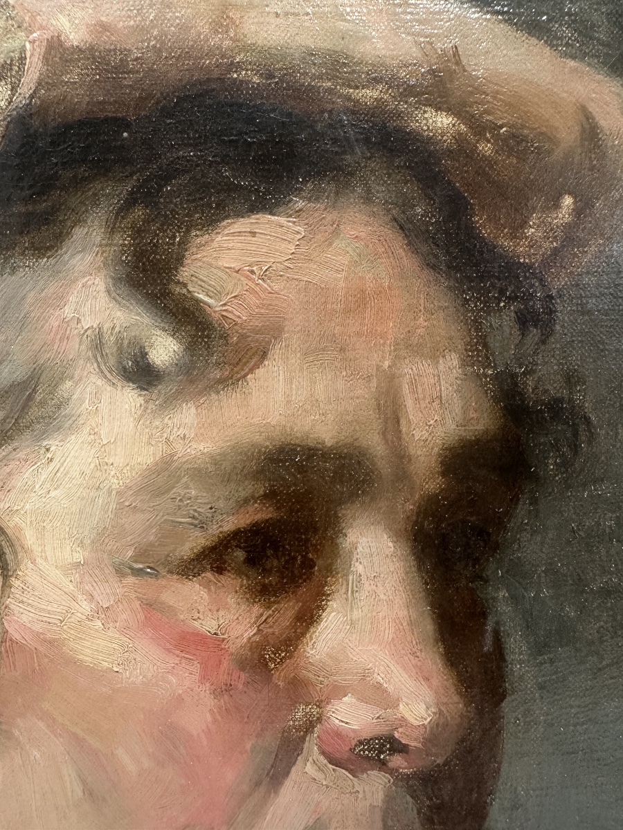 Paul Constant Soyer (1823-1903) - Study Of A Woman, école d'écouen British Museum...-photo-4
