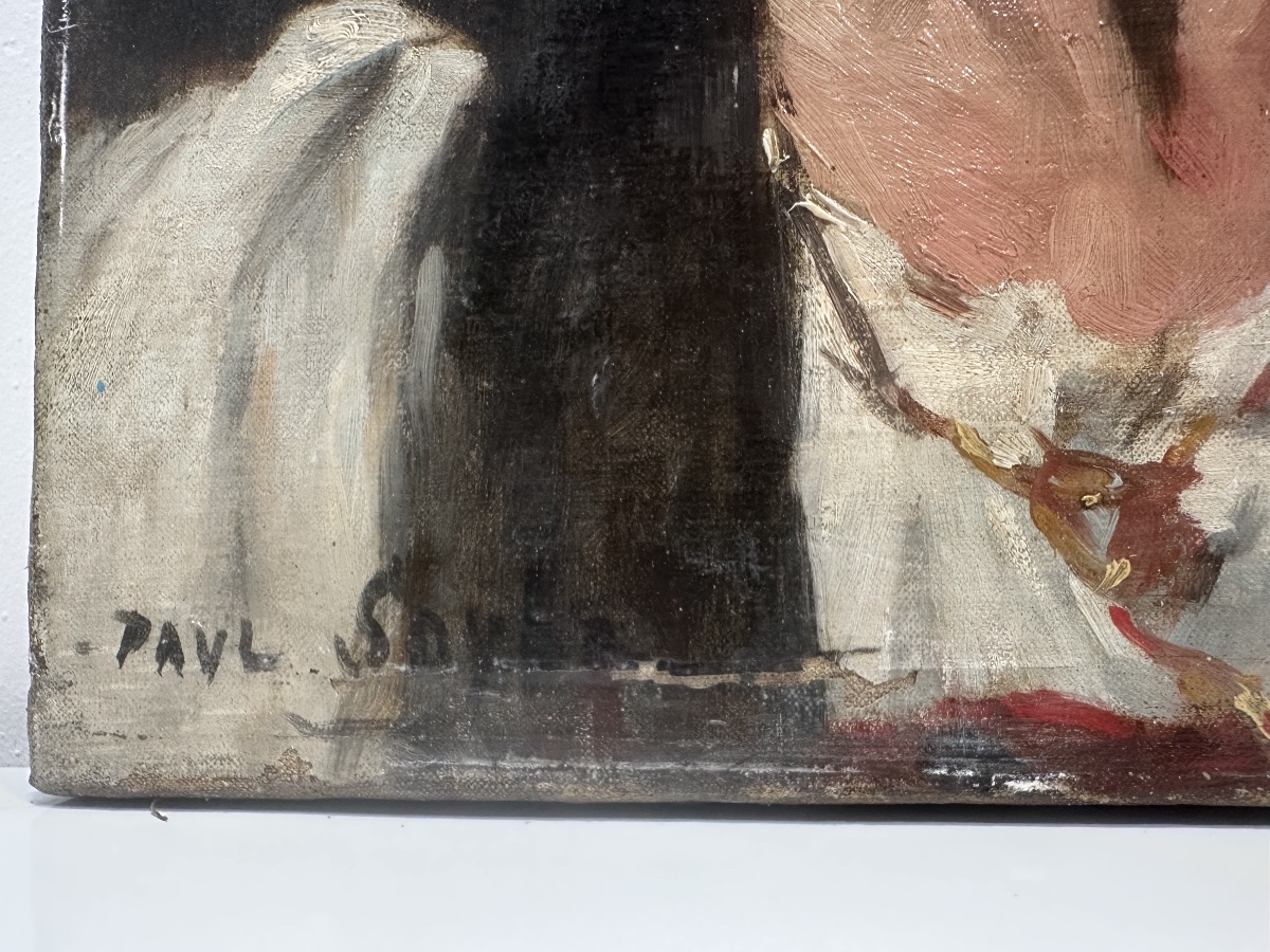 Paul Constant Soyer (1823-1903) - Study Of A Woman, école d'écouen British Museum...-photo-3