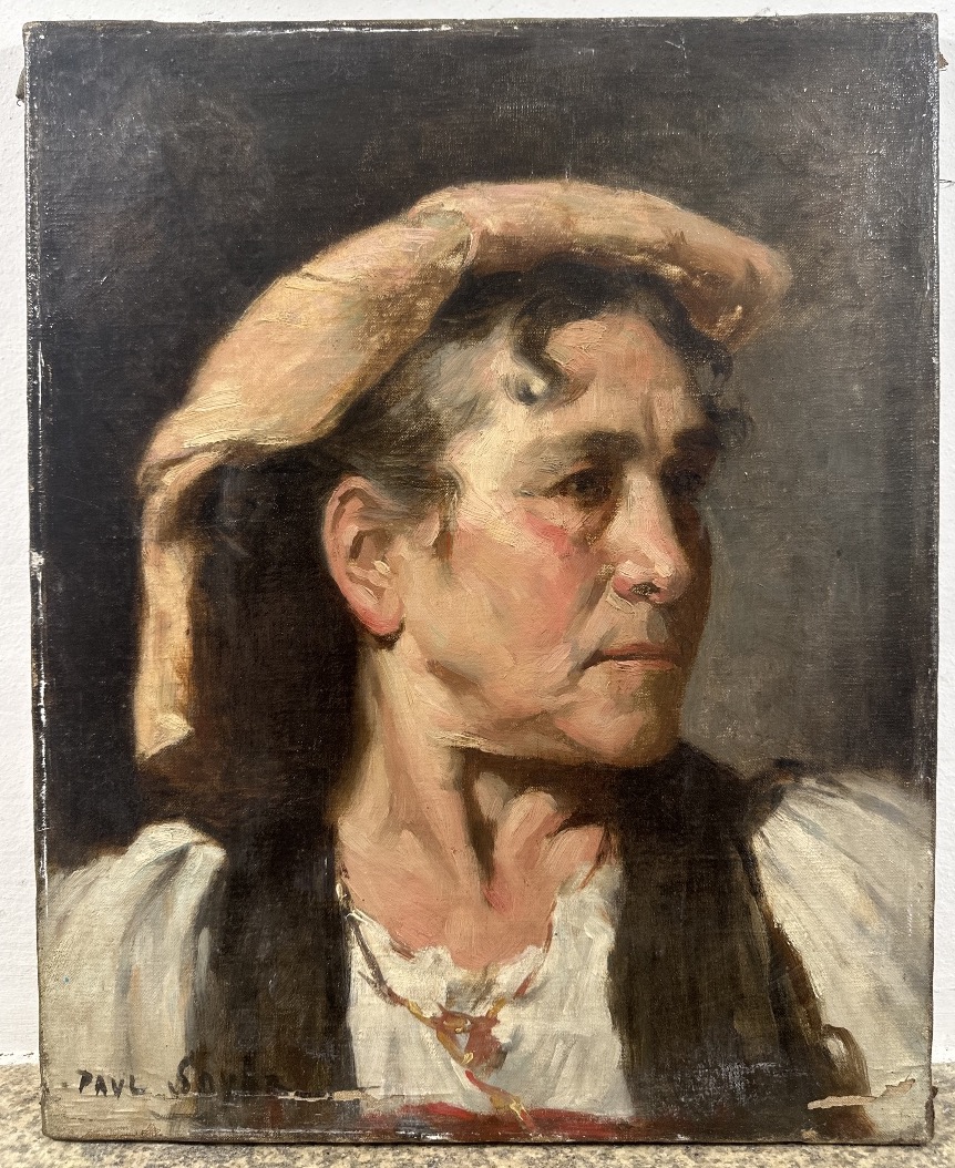 Paul Constant Soyer (1823-1903) - Study Of A Woman, école d'écouen British Museum...