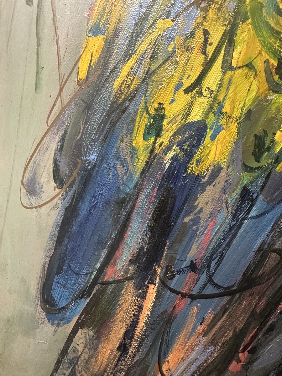 Jacques Birr (1920-2012) - The Great Macaw - Oil On Panel, 1984 Perroquet-photo-2