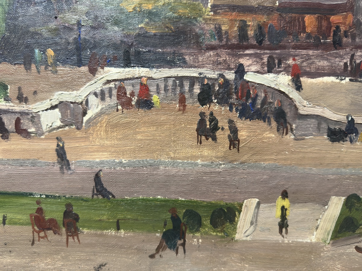 Pierre Lepage (1906, épinal – 1983, Paris) Panoramic View  Paris From The Heights Of Montmartre-photo-7