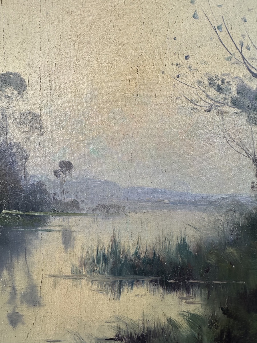 Eugène Galien-laloue (1854–1941), Known As Dumoutier Golden Light On Still Water-photo-4