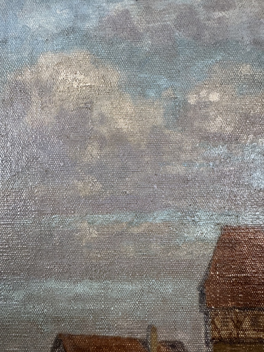 Hans Ranzoni The Elder (1868–1956) By The City Walls — “an Der Stadtmauer”-photo-4