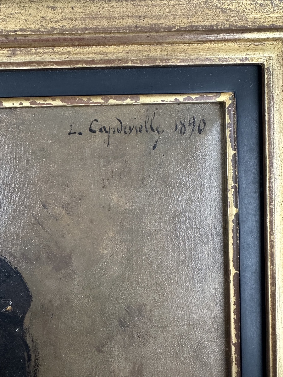 Louis-Antoine Capdevielle (1849–1905) Portrait 1890  Lourdes Pau Pyrénées-photo-3