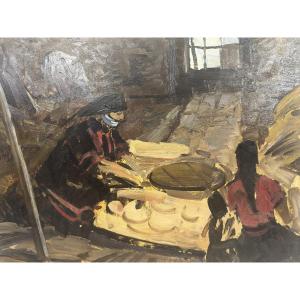 Aram Koupetzian (Priskoumsk, 1928 – 2016) Femmes du Karabakh 1967 Martiros Sergeevich SARIAN