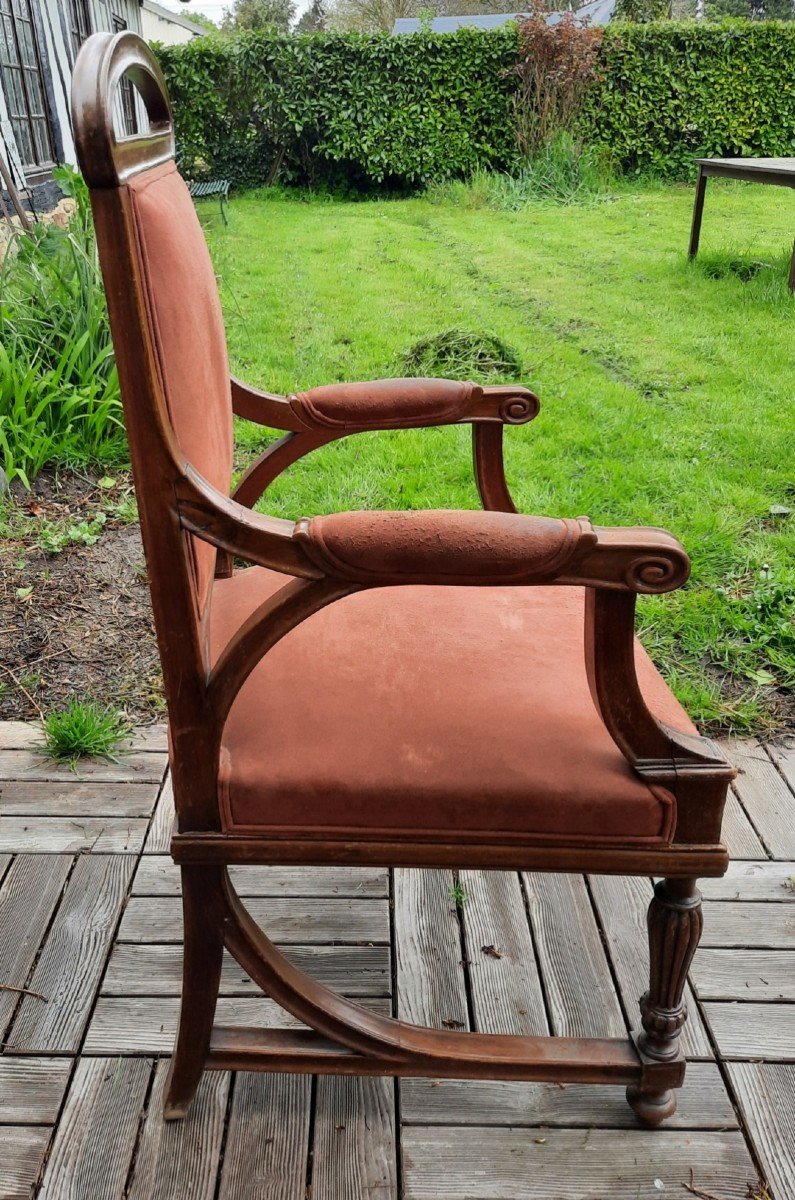 Fauteuil Art Nouveau-photo-2