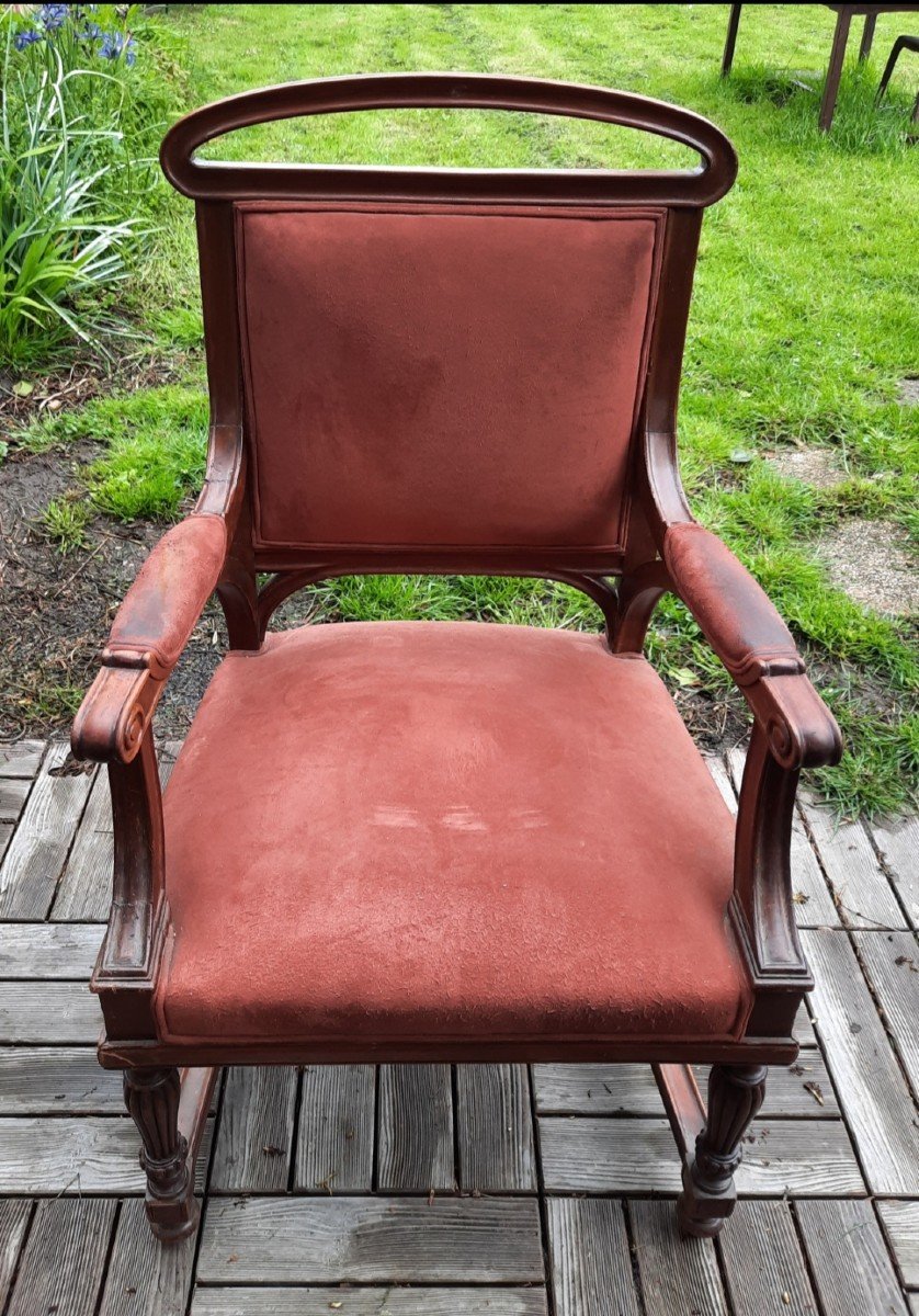 Fauteuil Art Nouveau-photo-7