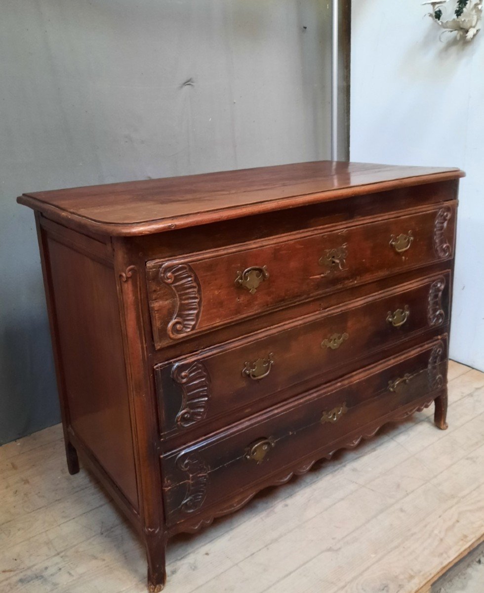 Eighteenth Century Solid Wood Chest Of Drawers -photo-1