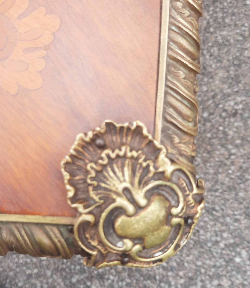 Louis XV Style Marquetry Desk -photo-5