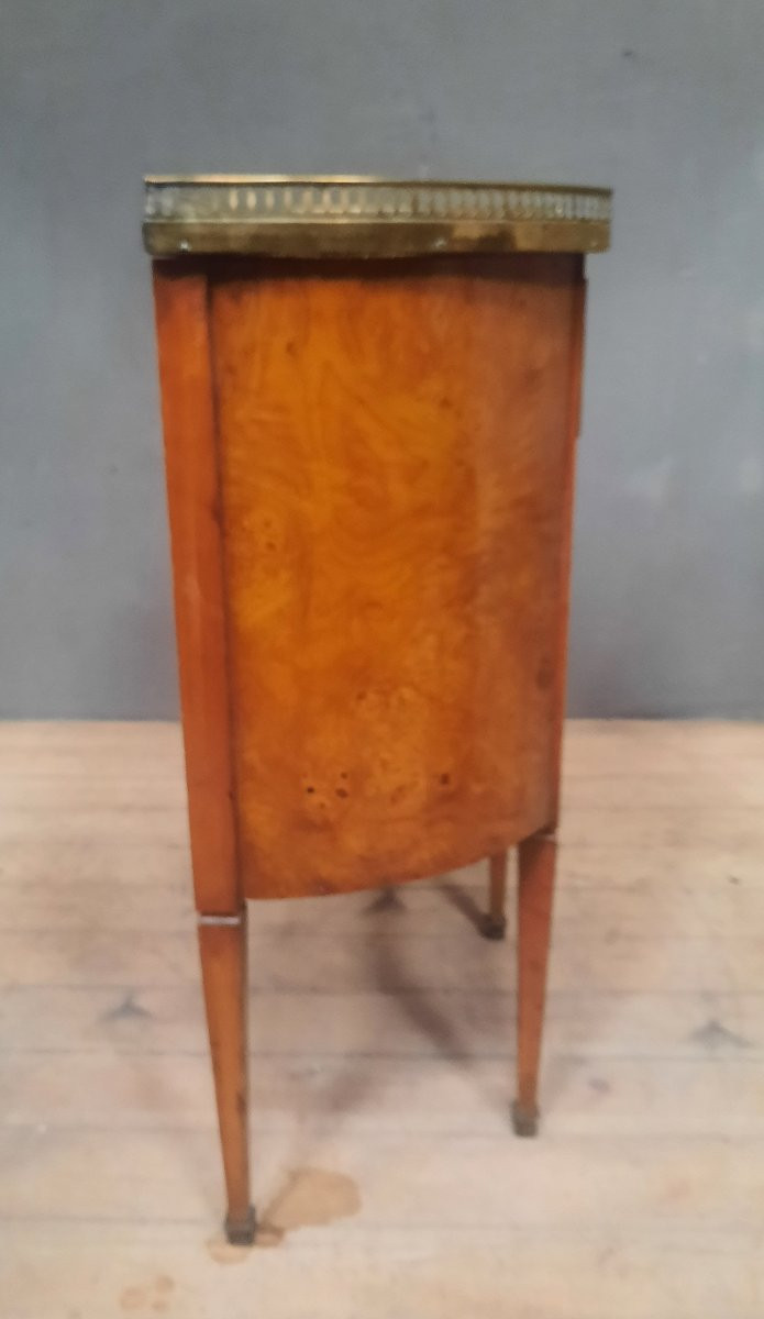Small Louis XVI Style Chest Of Drawers With Rounded Sides-photo-4