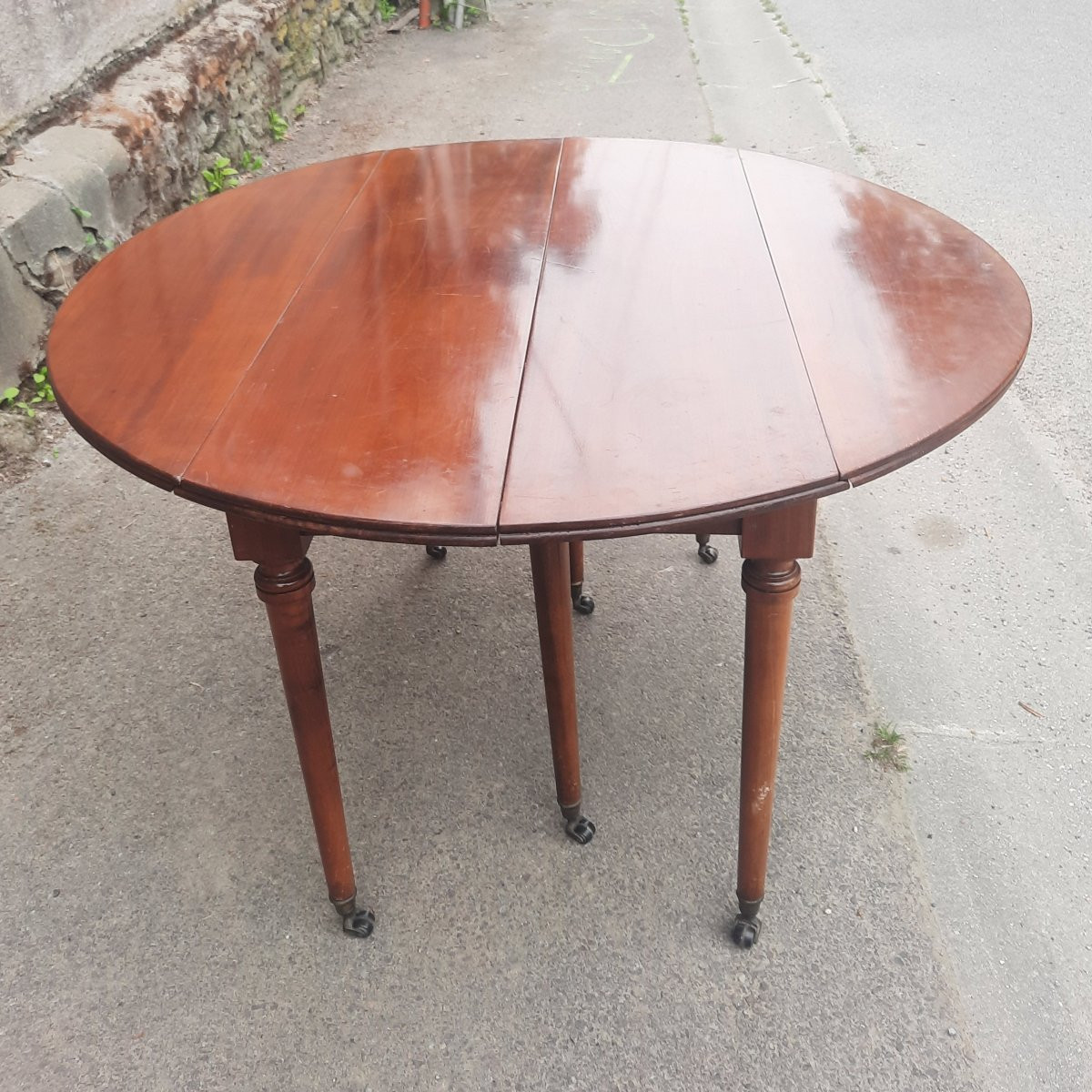 Table ronde extensible 6 pieds-photo-6