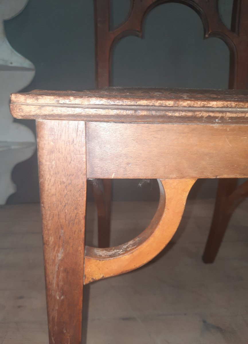 Paire de chaise art nouveau -photo-7