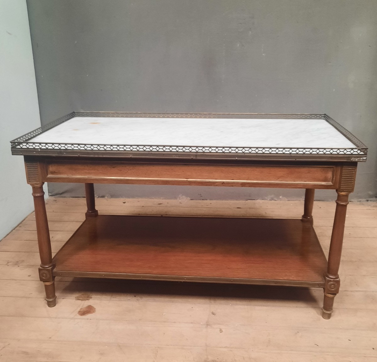Louis XVI Style Gallery Coffee Table 