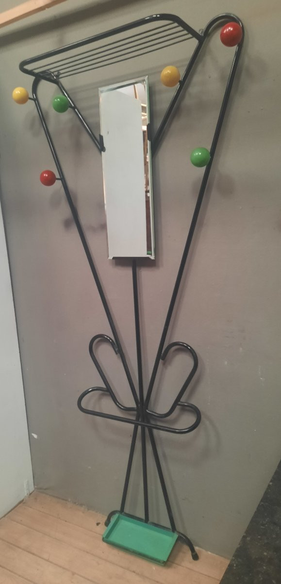 Wall-mounted Coat Rack With Colored Balls-photo-4