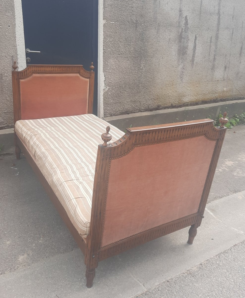 Lit  d  epoque Louis XVI avec couchage-photo-2