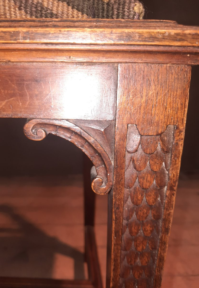 Chaise de style médiéval -photo-5