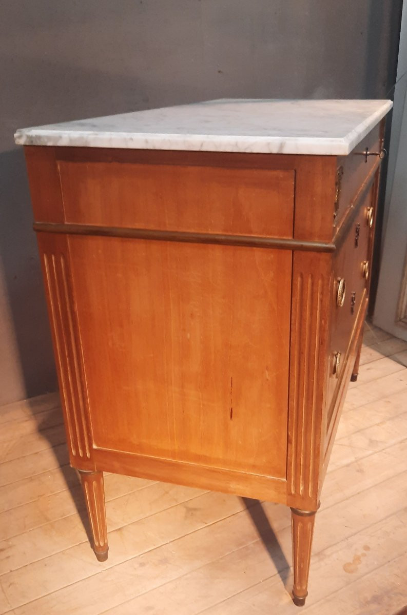 Commode style Louis XVI  à 3 tirroirs-photo-5