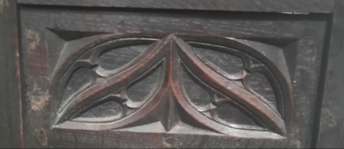 Pair Of Gothic Sideboards -photo-8