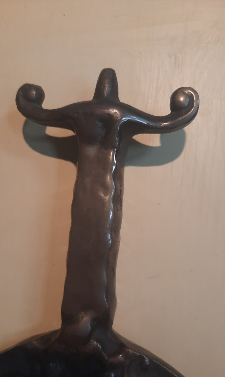 Paire de reproduction  d épée  celte en bronze-photo-7