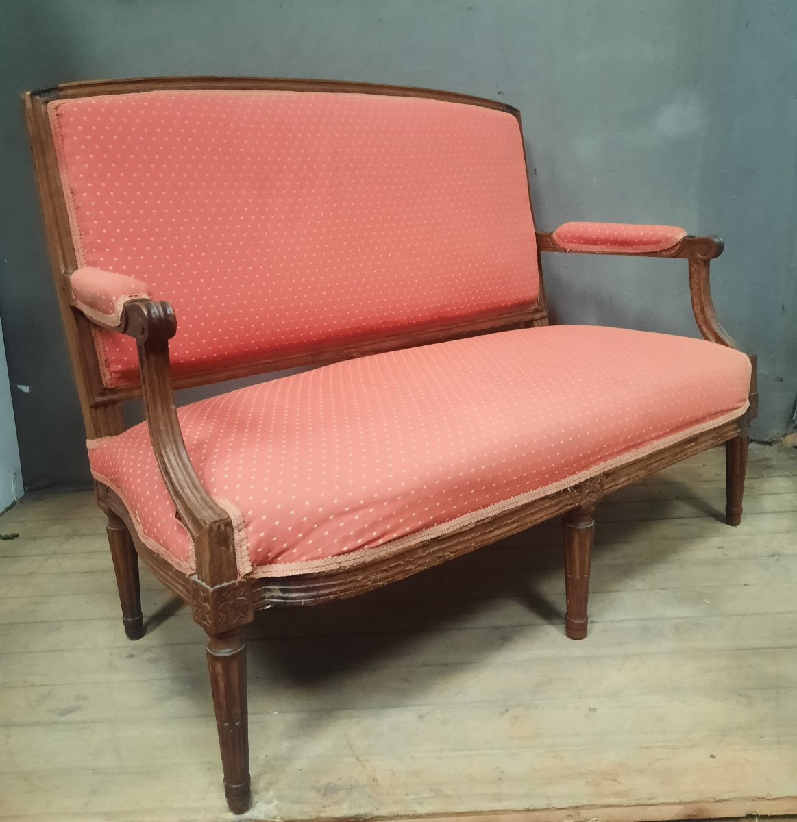 Deep Louis XVI Period Sofa -photo-1
