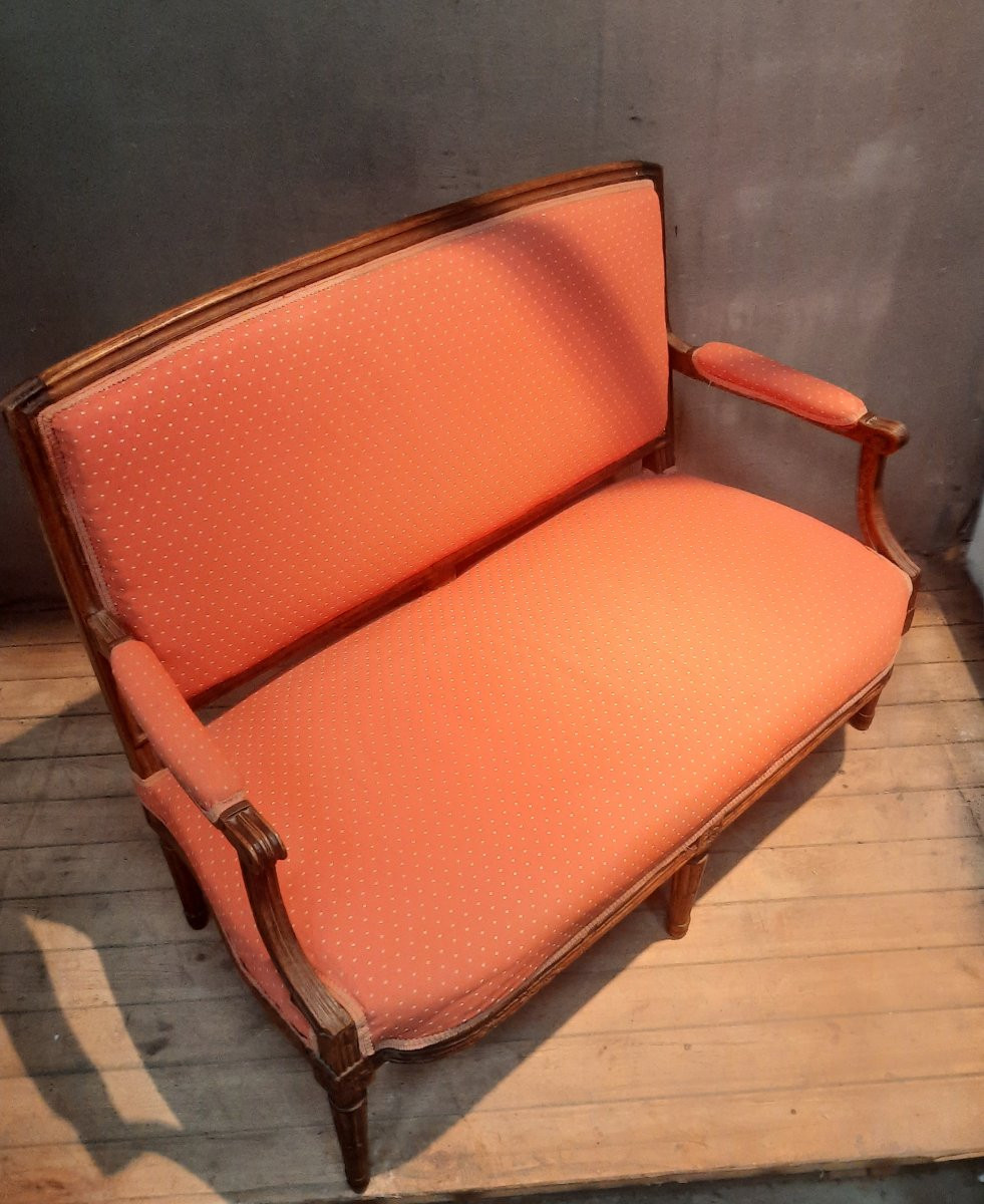 Deep Louis XVI Period Sofa -photo-3