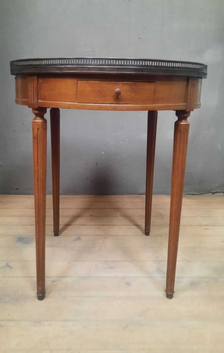 Large table de bouillotte de style Louis XVI -photo-3
