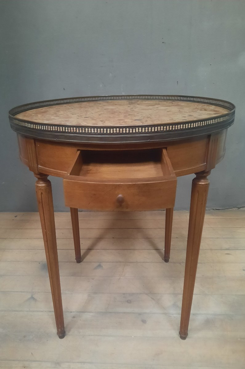 Large table de bouillotte de style Louis XVI -photo-1