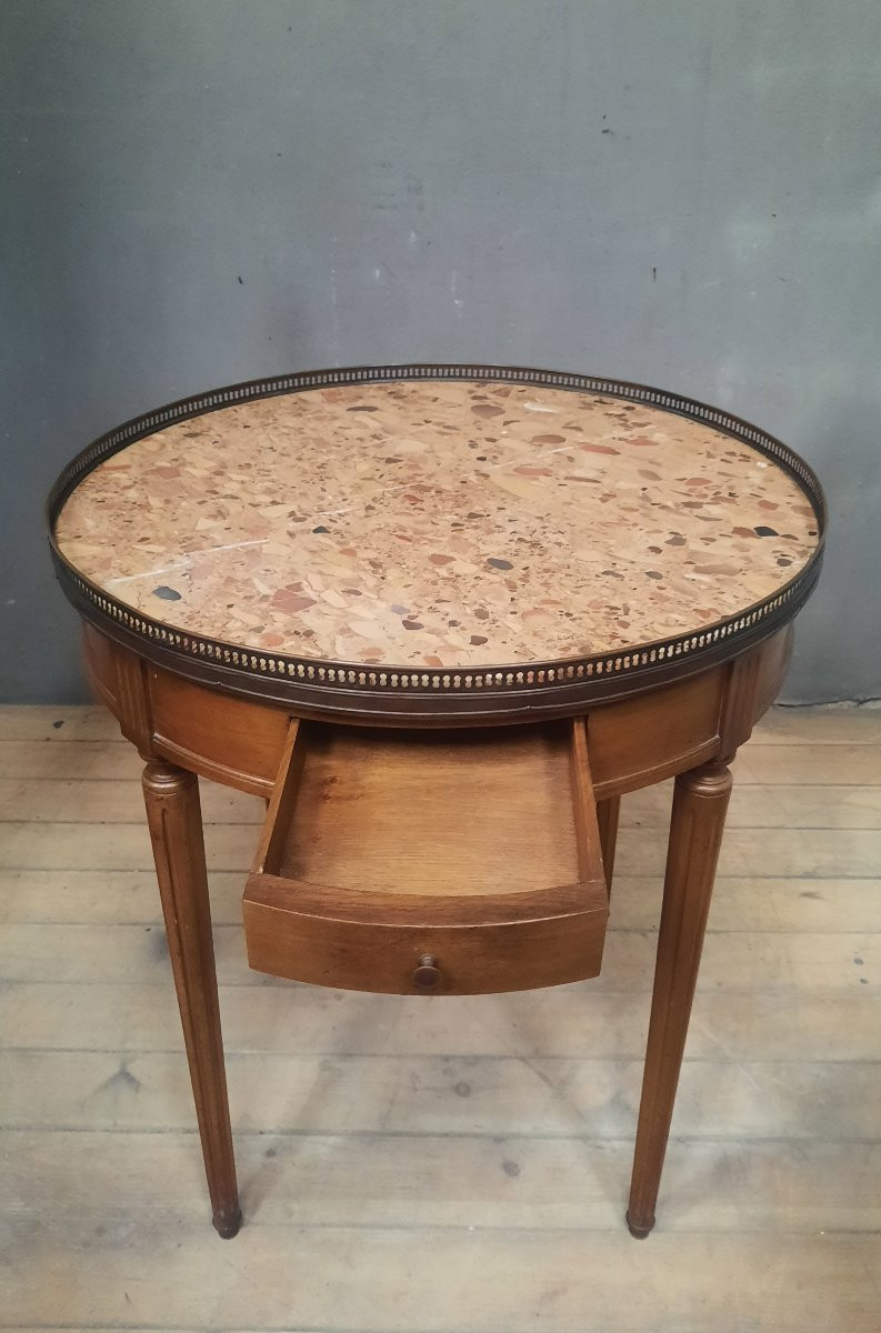 Large table de bouillotte de style Louis XVI -photo-3