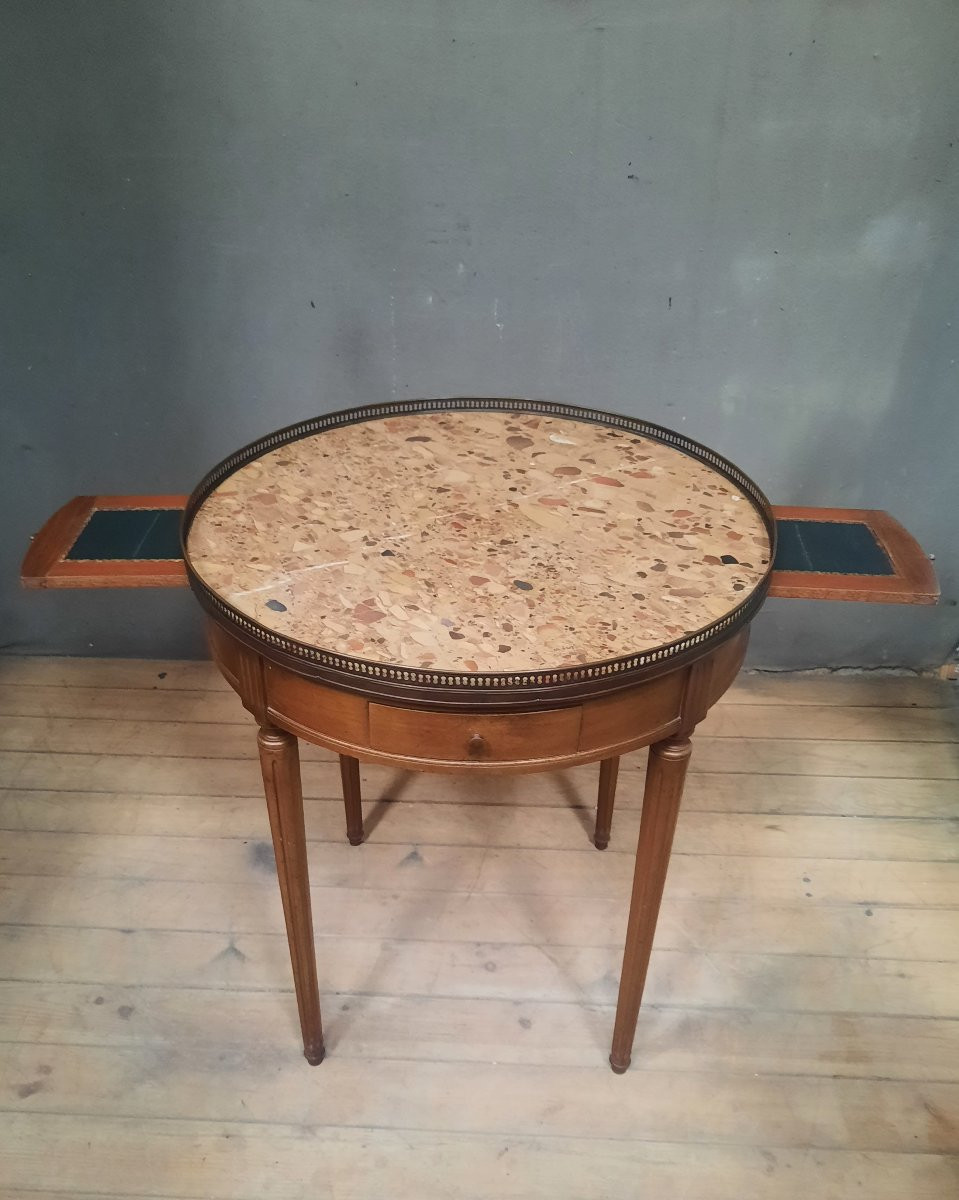 Large table de bouillotte de style Louis XVI -photo-4