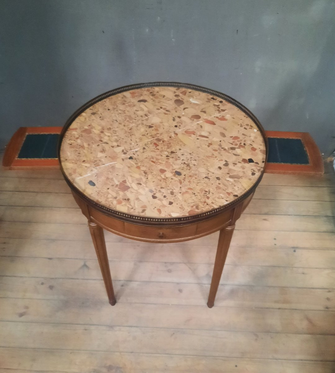 Large table de bouillotte de style Louis XVI -photo-5