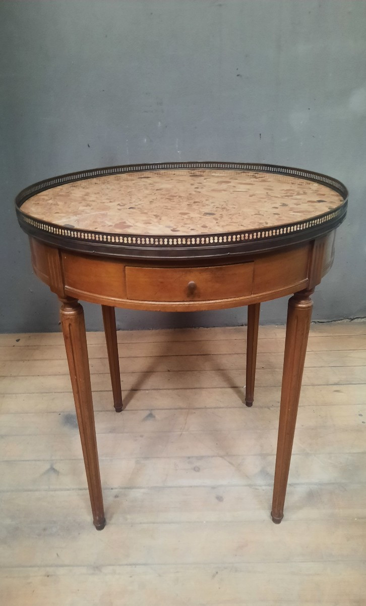 Large table de bouillotte de style Louis XVI 