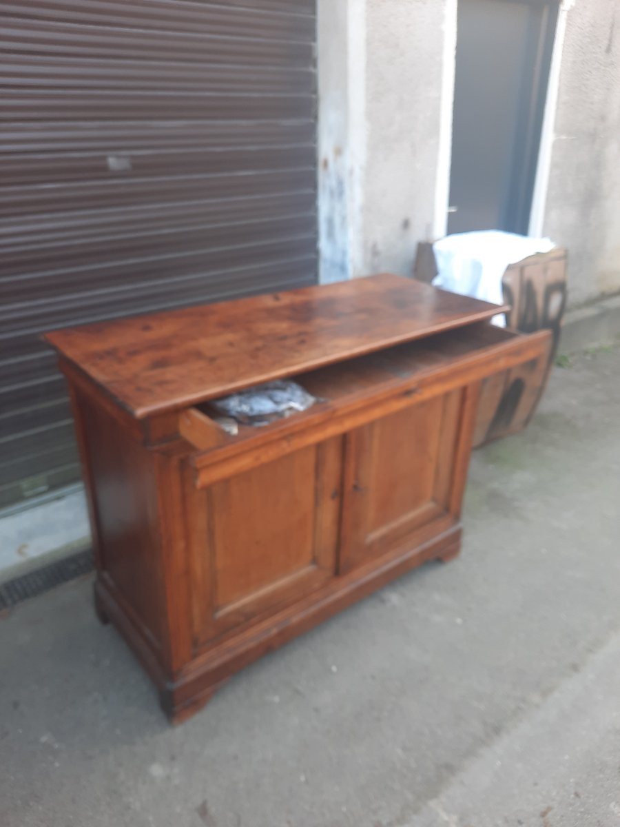 Louis Philippe Period Sideboard In Solid Walnut-photo-3