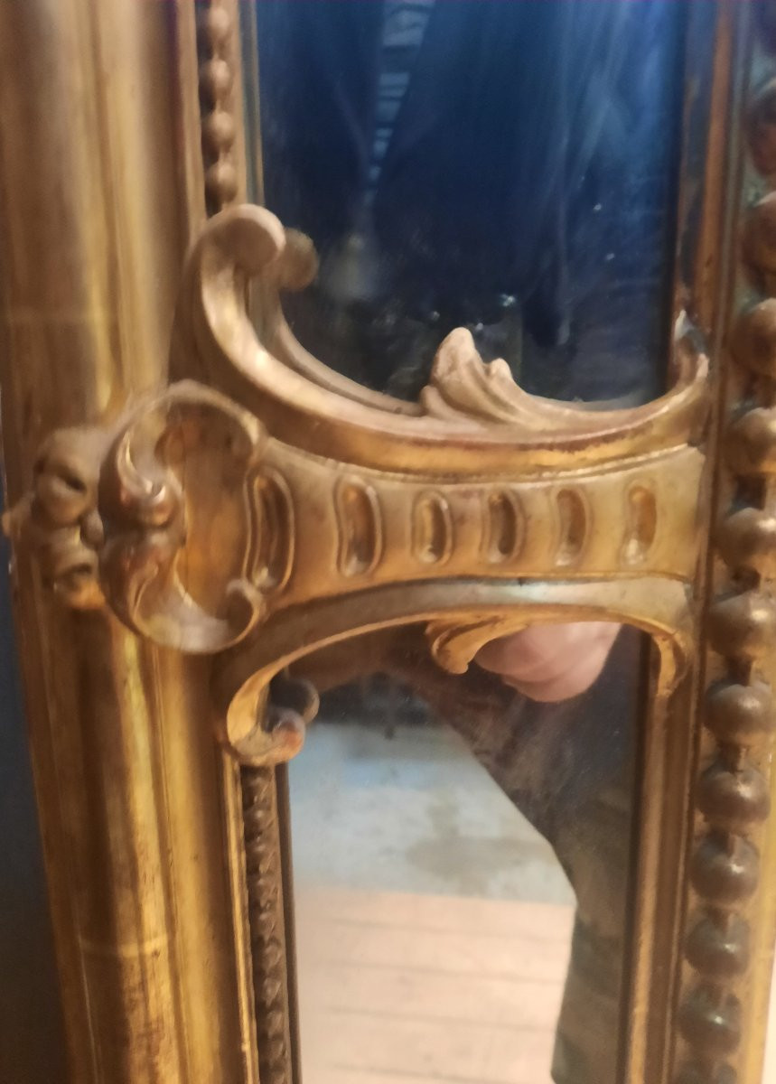 Grand mirroir doré à parre closes -photo-6