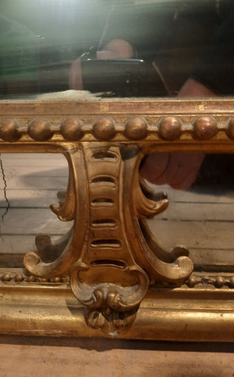 Grand mirroir doré à parre closes -photo-8