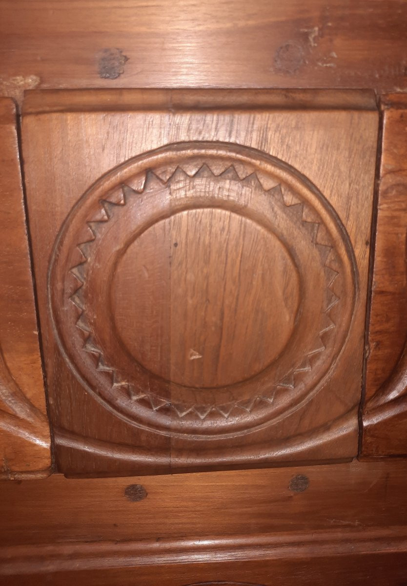 Commode du dix-huitième en bois massif-photo-5