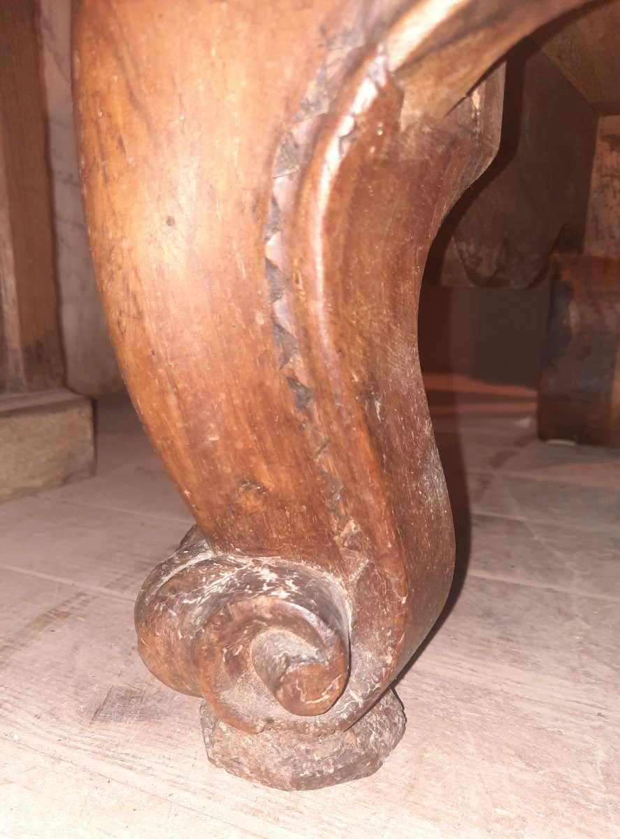 Commode du dix-huitième en bois massif-photo-8