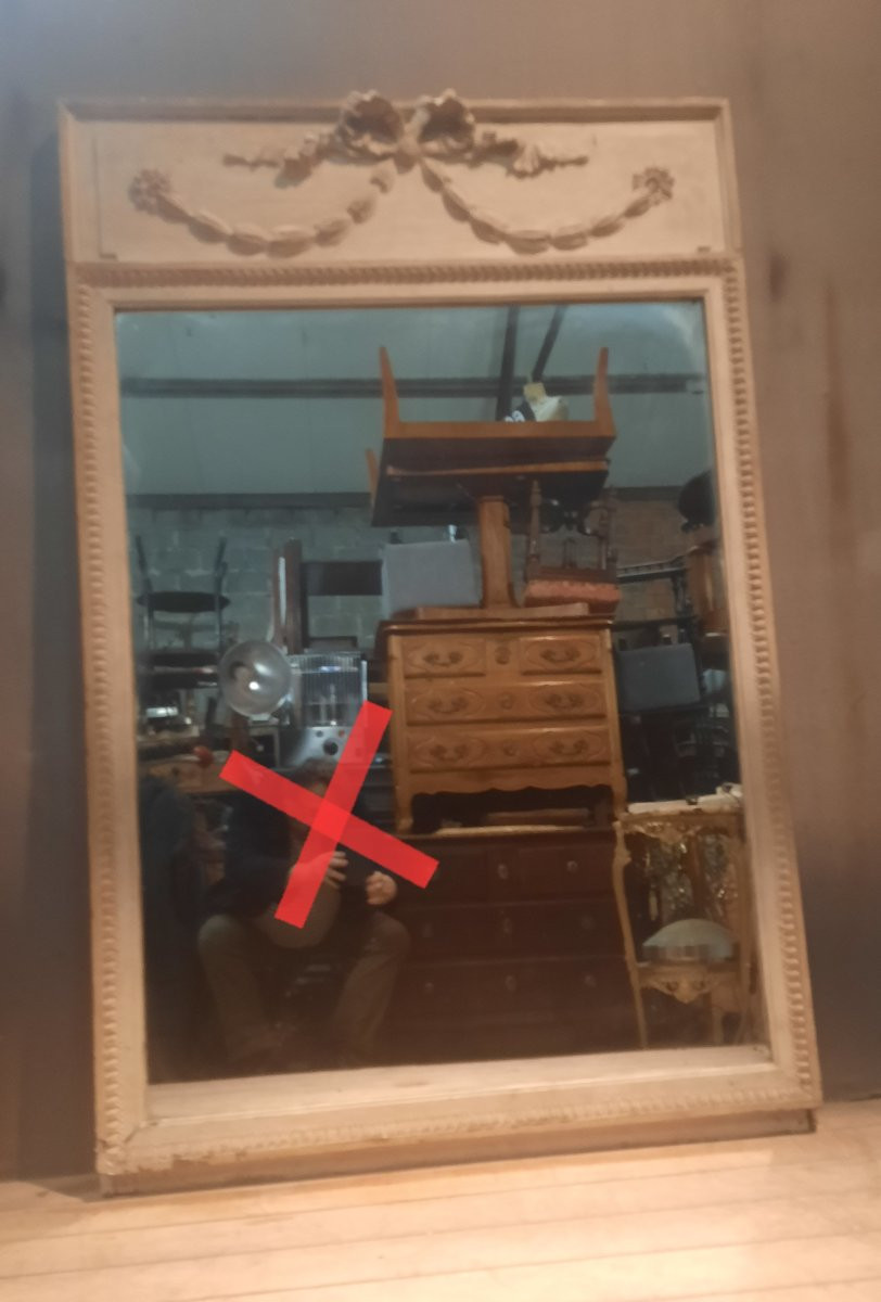 Trumeau de boiserie de style Louis XVI -photo-2