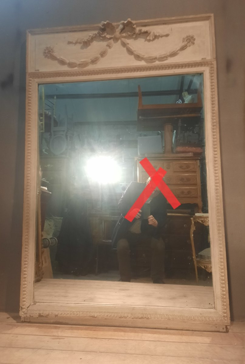 Trumeau de boiserie de style Louis XVI -photo-3