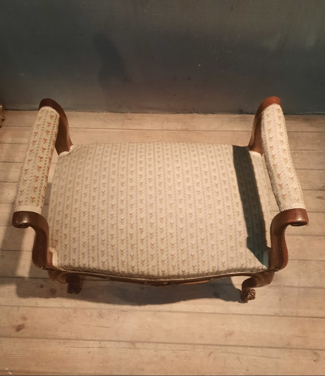 Small Louis XV Style Bench -photo-3