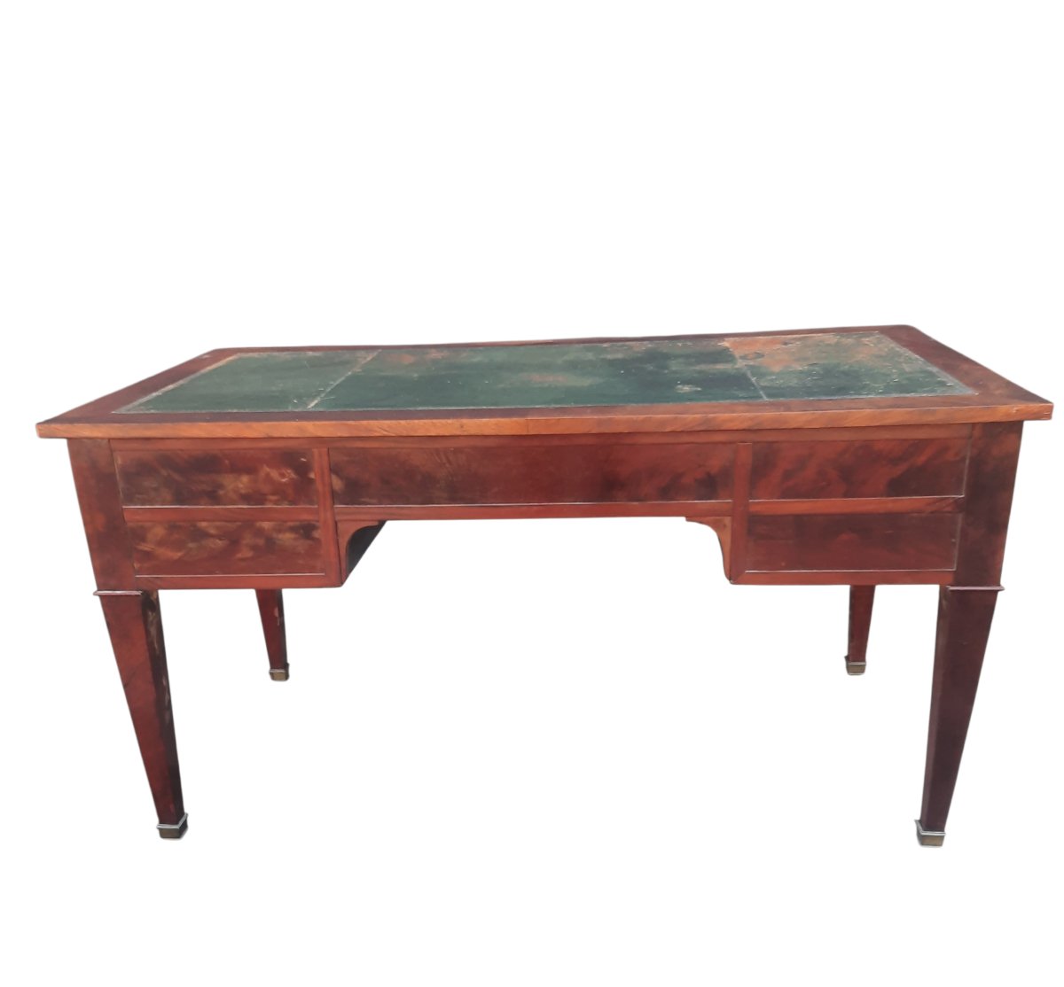 Flat Mahogany Desk From The Restoration Period -photo-7
