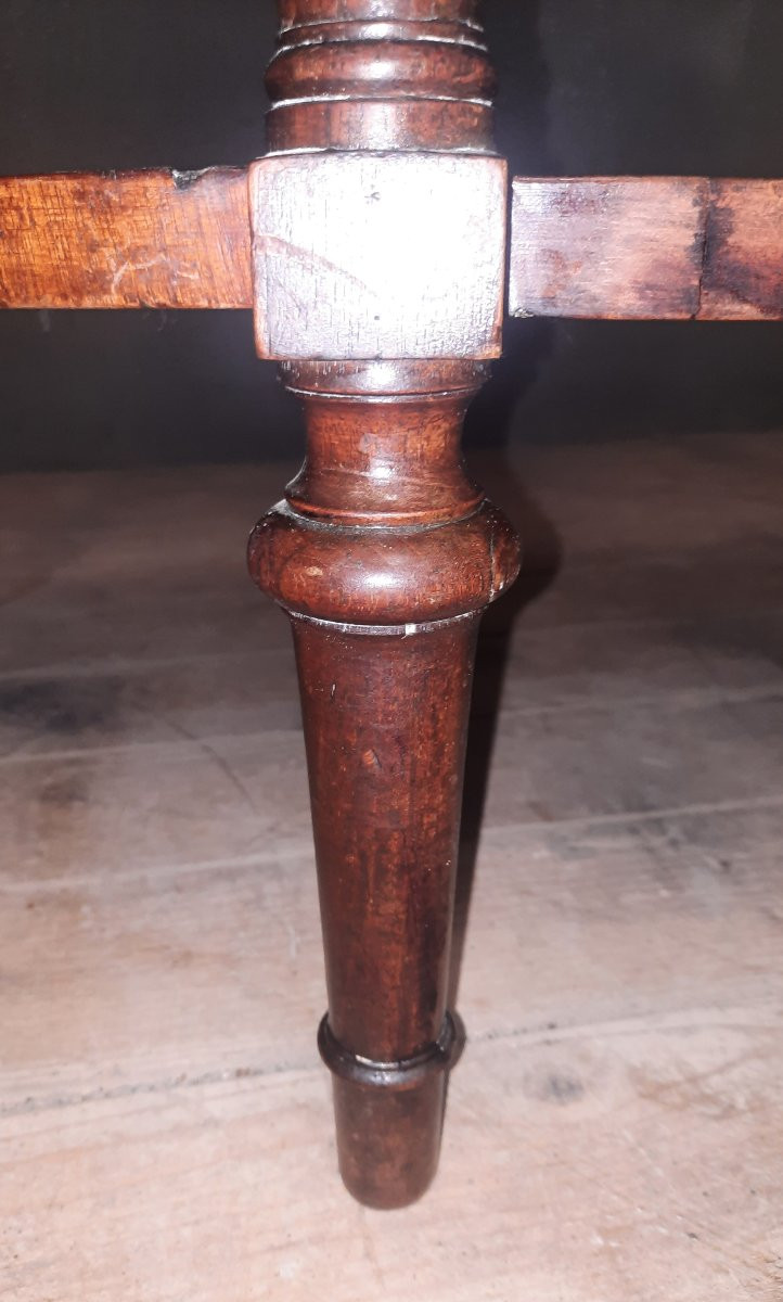 Louis XVI Half-moon Mahogany Console Table-photo-6